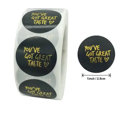 500pcs/reel Gift Sealing Decorations Labels