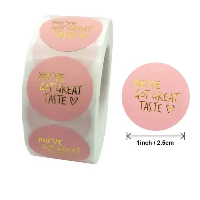 500pcs/reel Gift Sealing Decorations Labels