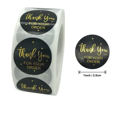 500pcs/reel Gift Sealing Decorations Labels
