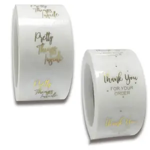 500pcs/reel Transparent Dragon Sealing Baking Packaging Labels Round 2.5cm