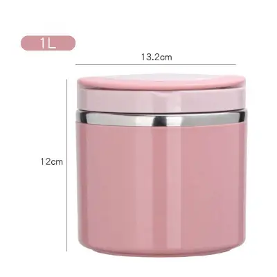 Portable Stainless Steel Leakproof Breakfast Soup Cup with Lid