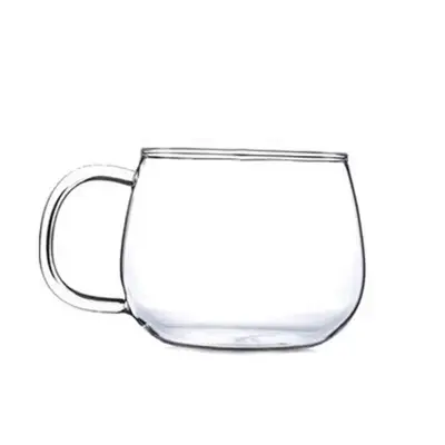 High Temperature Resistant Chinese Style Grass Glass Cup 350ml