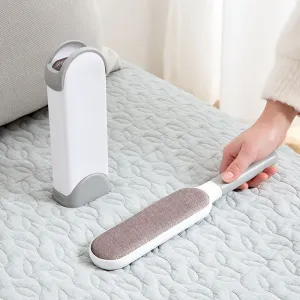 2pcs/set Clothing Dust Sticky Hair Remover Plain Plastic Home Storage