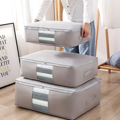 1pc Non-Woven Quilt Storage Bags European Style for Home Organization