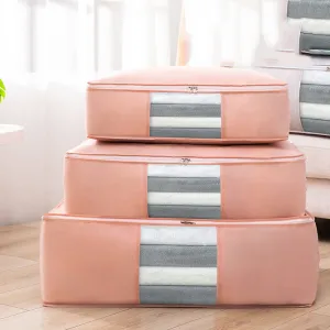 1pc Non-Woven Quilt Storage Bags European Style for Home Organization