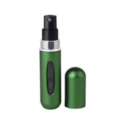 Portable Refillable Anodized Metal Spray Perfume Storage Bottle Travel Kit
