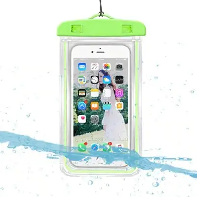Transparent Luminous Touchable Phone Waterproof Holder Bag