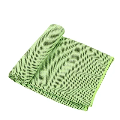 Sweat-absorbent Quick-drying Bottle Packaged Cooling Towel Polyester Nylon