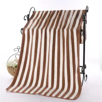 Stripe Pattern Towels And Bath Towels Two Pieces Set