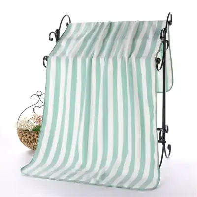 Stripe Pattern Towels And Bath Towels Two Pieces Set
