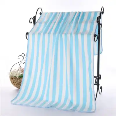 Stripe Pattern Towels And Bath Towels Two Pieces Set