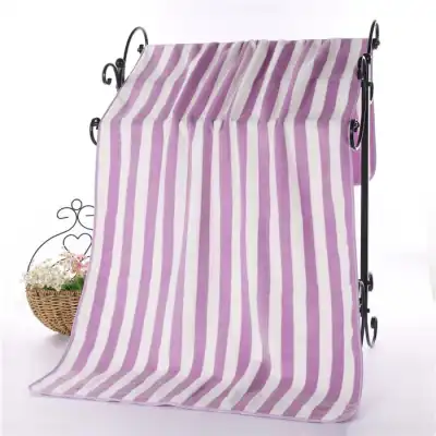 Stripe Pattern Towels And Bath Towels Two Pieces Set