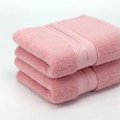 Household Soft Stripe Decorate Bibulous Towel