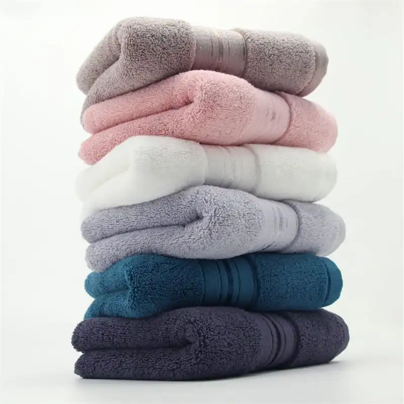Household Soft Stripe Decorate Bibulous Towel