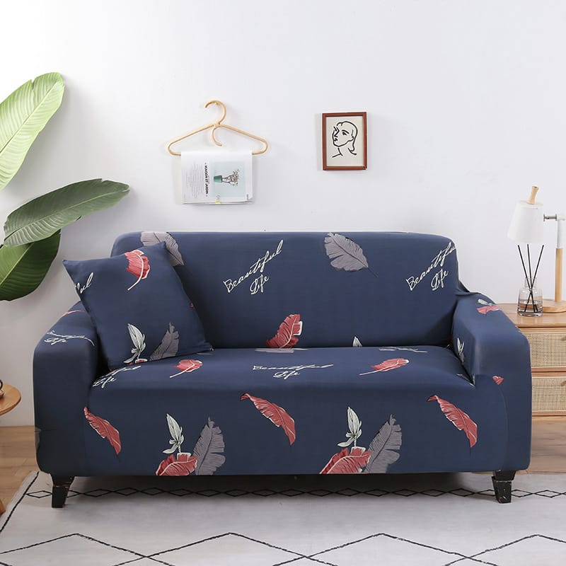 Wholesale 2-seater 145-185cm Fashion Printing Elastic Sofa Cover