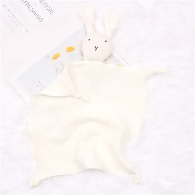 30*30cm Baby Sleeping Soothe Towel Pure Cotton Solid Color