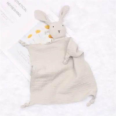 30*30cm Baby Sleeping Soothe Towel Pure Cotton Solid Color