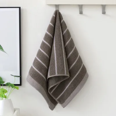 34*74cm Soft Stripe Printed Cotton Towel