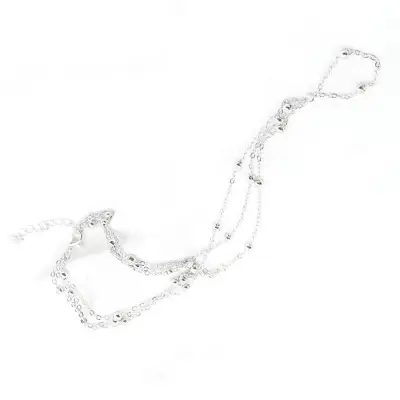 Women Minimalist Mini Metal Ball Decorative Anklet