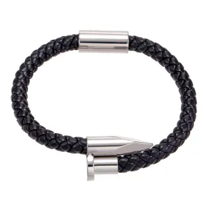 Punk Geometric Weave Titanium Steel Bracelet Unisex Simple
