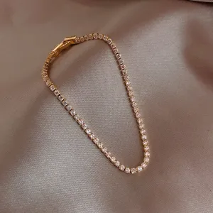 Women Minimalist Crystal Geometric Bracelet