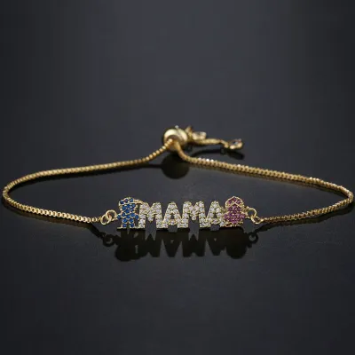 Fashion MAMA English Letter Shaped Design Bracelet