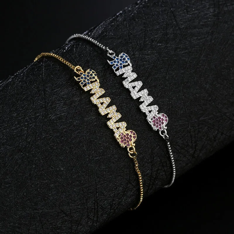 Fashion MAMA English Letter Shaped Design Bracelet