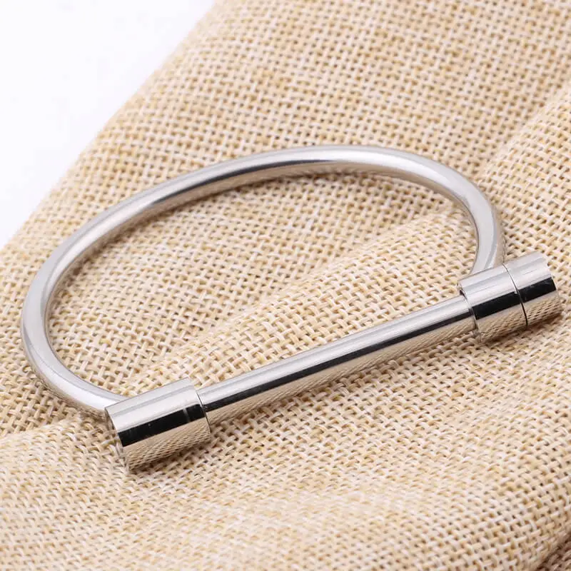 Women's Minimalist Geometric Stainless Steel Bracelet