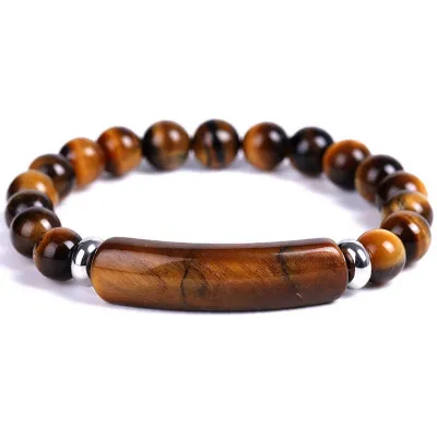 Women Fashion Natural Stone Beads Decorative Elasticity Bracelet