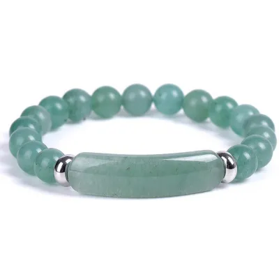 Women Fashion Natural Stone Beads Decorative Elasticity Bracelet
