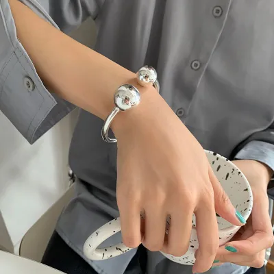 Women's Geometric 925 Silver Fashion Bracelet