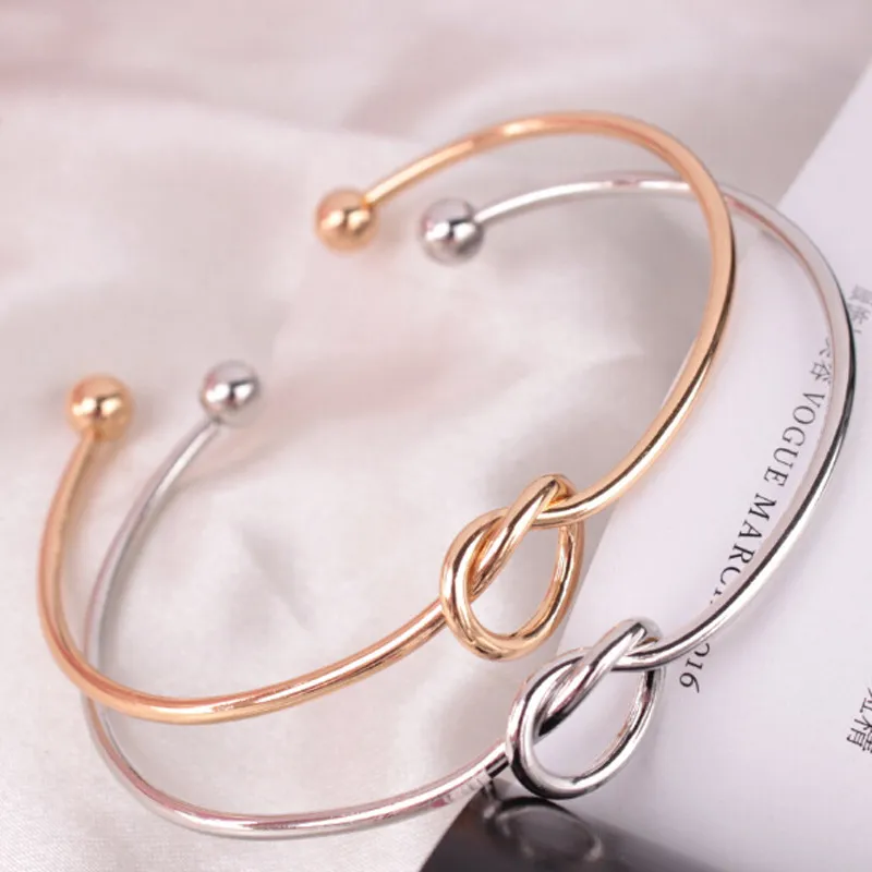 Women Fashion Cross Design Geometric Metal Bangles