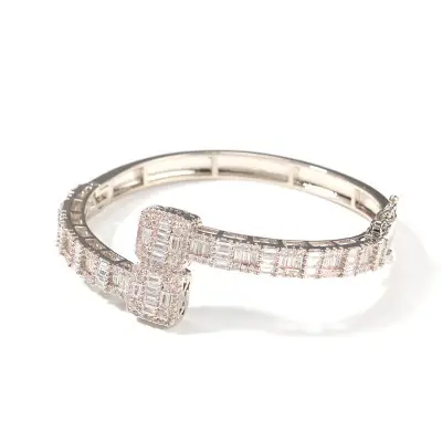 Hip Hop Style Zircon Geometric Unisex Bracelet