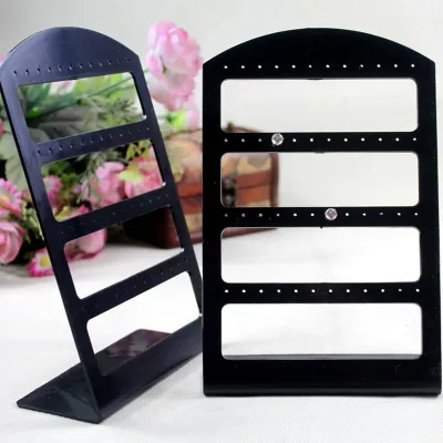 Women Fashion Earring Display Rack PVC Jewelry Stand Holder