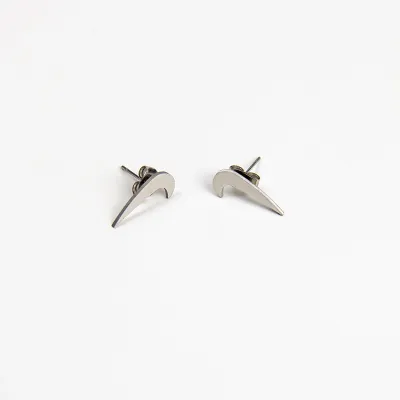 Unisex Stainless Steel Simple Stud Earrings