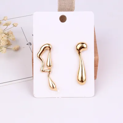 Creative Women's Asymmetric Alloy Geometric Earrings