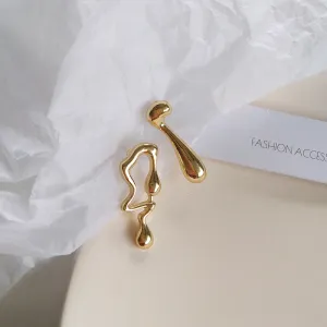 Creative Women's Asymmetric Alloy Geometric Earrings