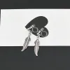 No Ear Hole-Resin Clip