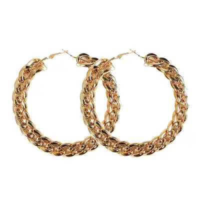 Women Exaggerated Big Round Acrylic Earrings