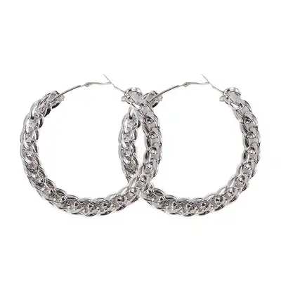 Women Exaggerated Big Round Acrylic Earrings