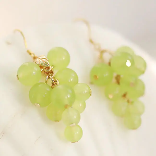 Fashion Grapes Shape Design Earrings for Women