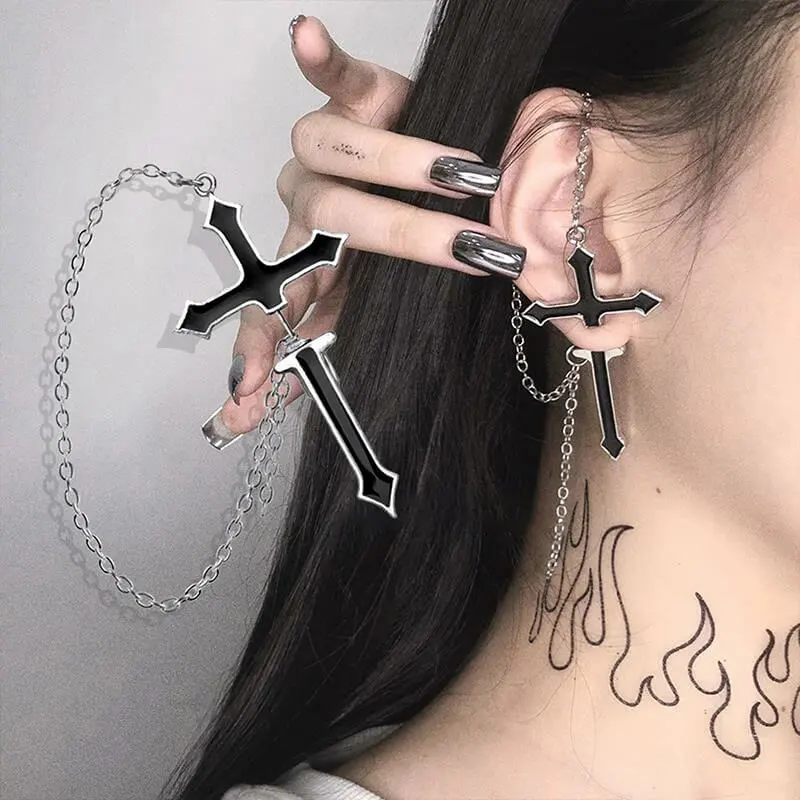 Women Vintage Alloy Unisex Bow Tie Earrings