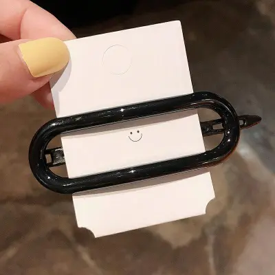 Simple Solid Candy Color Hair Clip