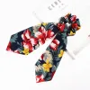 C16 Flower Ribbon - Navy Blue