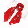 C32 Floral Ribbon - Red