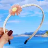 Red Daisy Pearl Headband