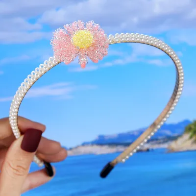 Girls Fashion Bow Pearl Headband