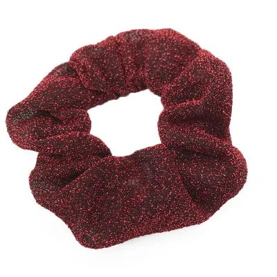 Women Solid Color Purl Elastic Hair Band