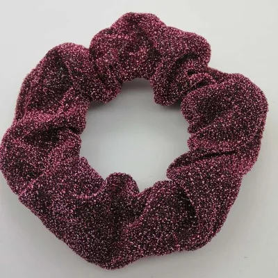 Women Solid Color Purl Elastic Hair Band