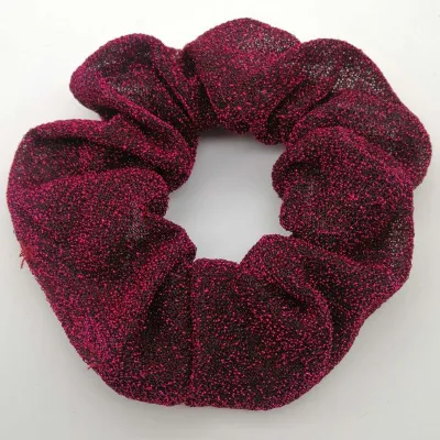Women Solid Color Purl Elastic Hair Band
